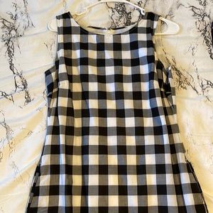 Talbots scallop-edge dress with pockets